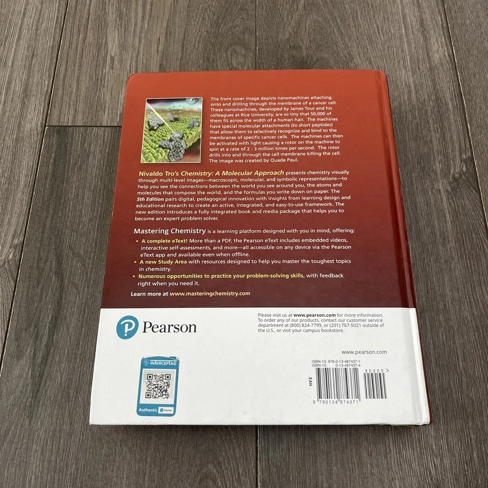Chemistry : A Molecular Approach by Nivaldo J. Tro (2019, Hardcover)